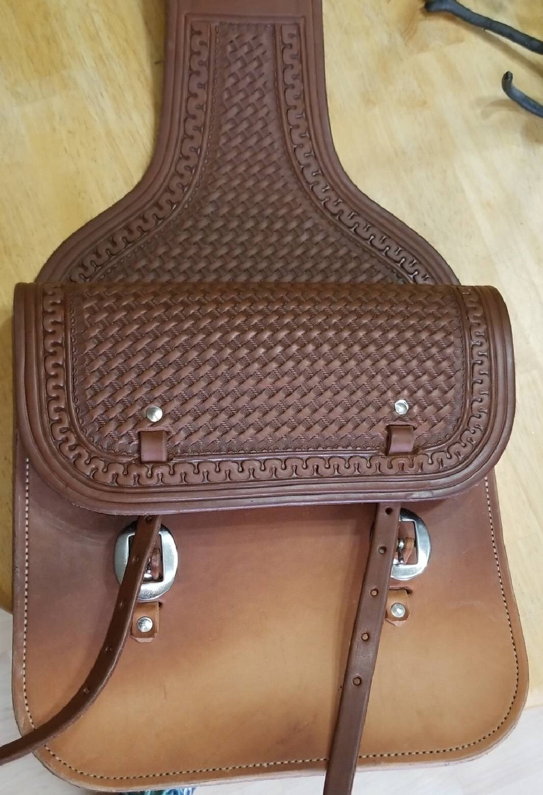 Leather Saddle Bags Large – Buckaroo Leather Products