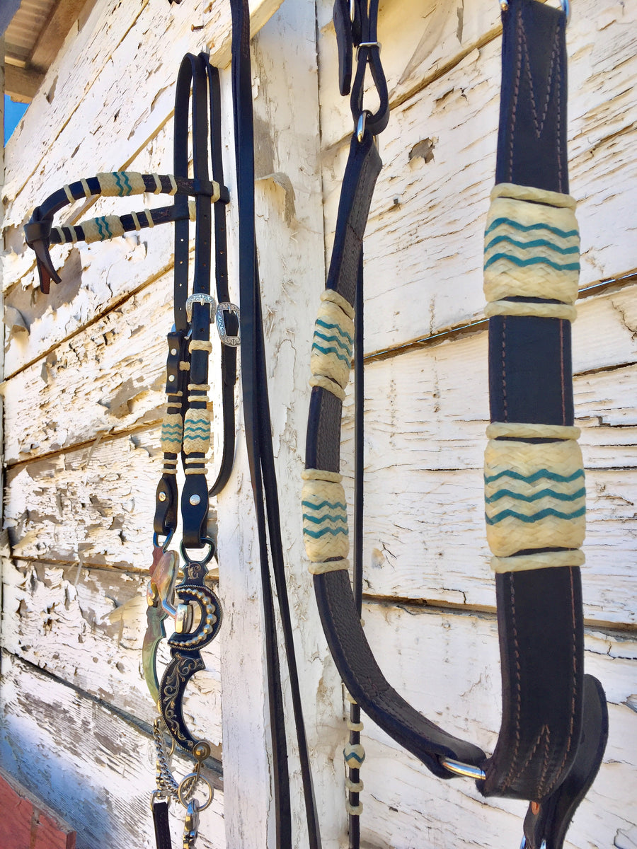 Black Sheekaroo Bridle Set Buckaroo Leather Products