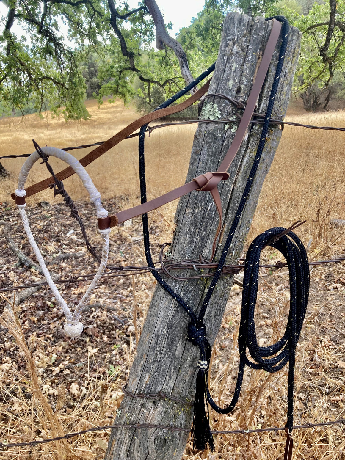 Git Down Rope w/Bosal & Hanger Buckaroo Leather Products