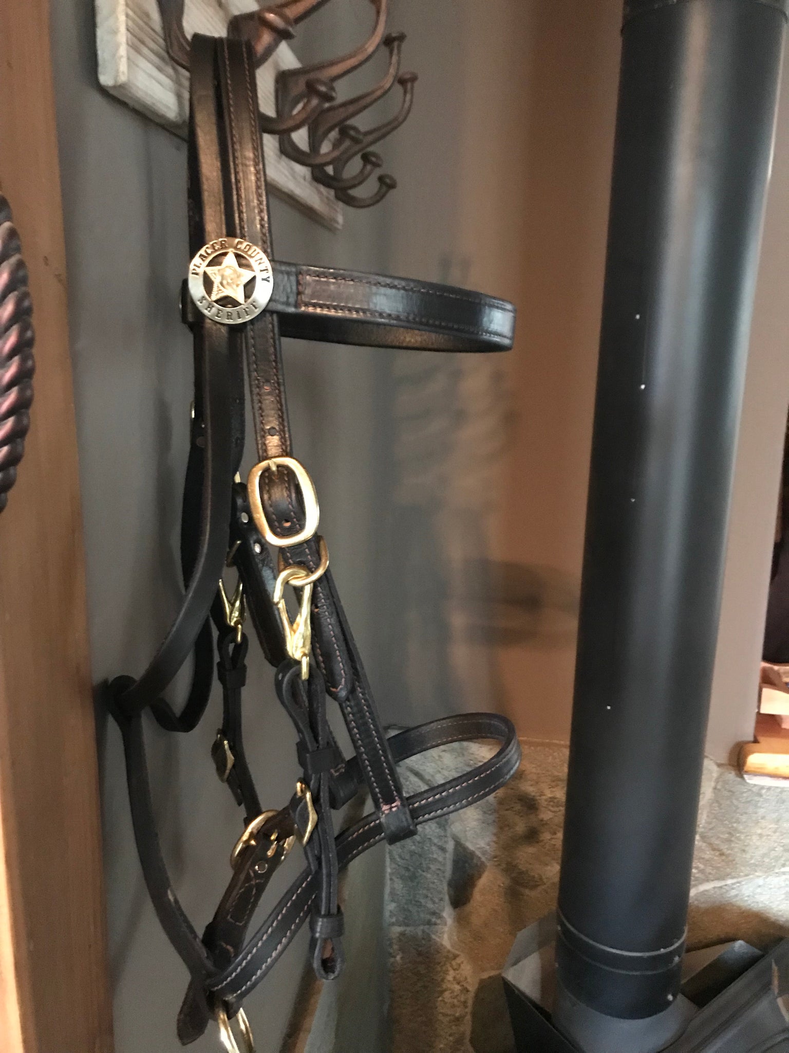 Rênes allemandes en cuir pour cheval Horka - noir/argent - Poney Rênes allemandes en cuir pour cheval Horka - noir/argent - Poney