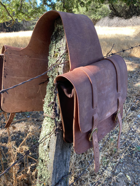 Leather Saddle Bags Large – Buckaroo Leather Products
