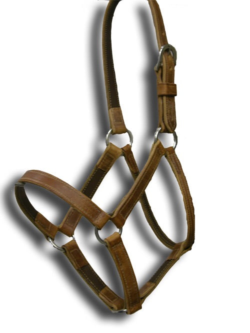 Ultimate Lined Leather Halter – Buckaroo Leather Products