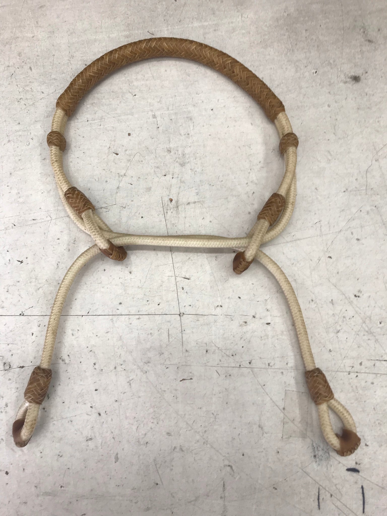 Indian Rope Bosal for Bitless Riding - The Homestead Tack Shop