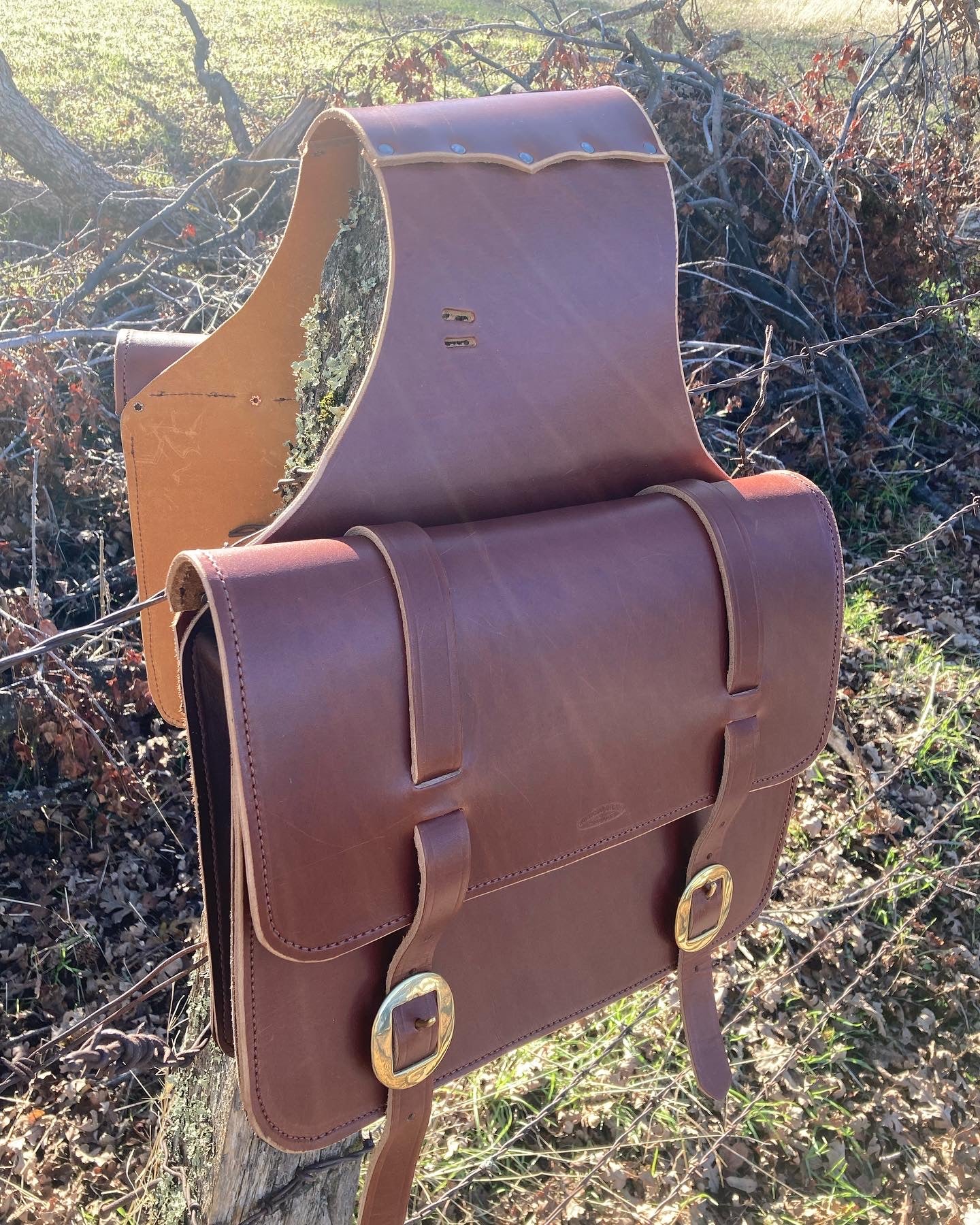 Extra Large Leather Saddle Bags | Colorado Saddlery