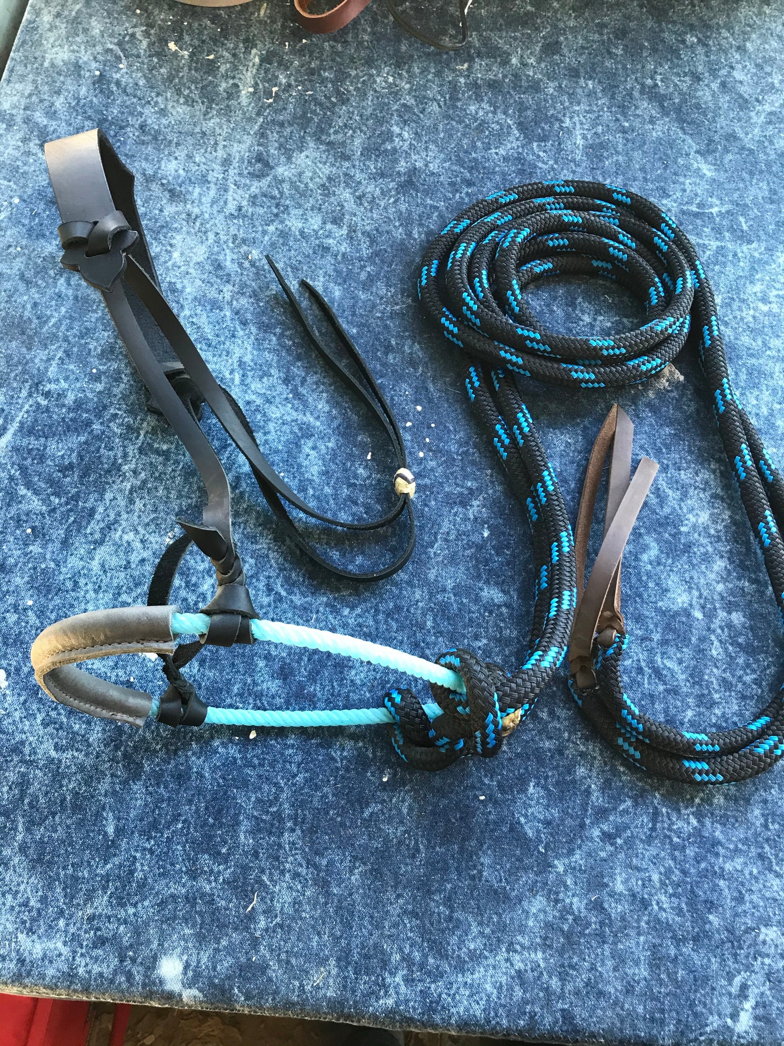 Hard Rope Hackamore Big Pine soft rope nose Hackamore – Buckaroo Leather Products