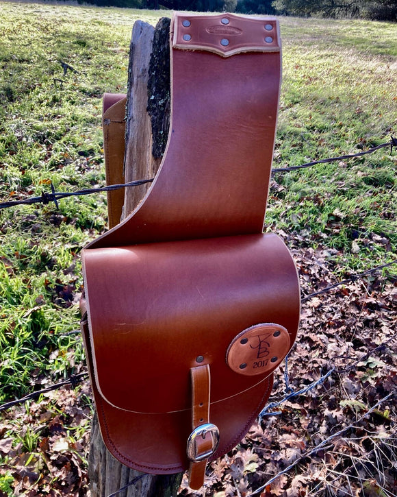 Leather Saddle Bags medium