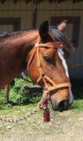 Leather Nose Bitless Sidepull Bridle